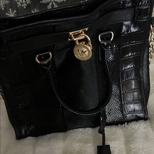 Michael Kors Black Designer Tote Bag